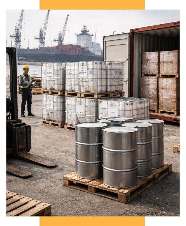 Доставка химического сырья из Индии от 255375 р. | СетСервис-Чпв