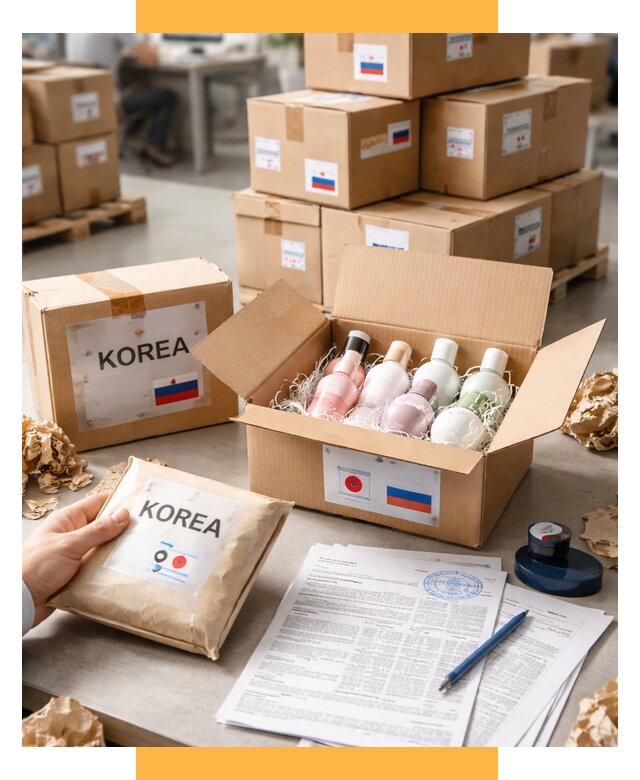 Доставка косметики из Кореи от 8683 р. под ключ | СетСервис-Чпв