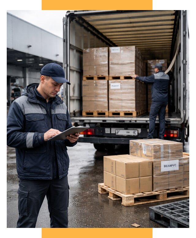 Доставка грузов из Беларуси от 15323 р. логистика СетСервис-Чпв