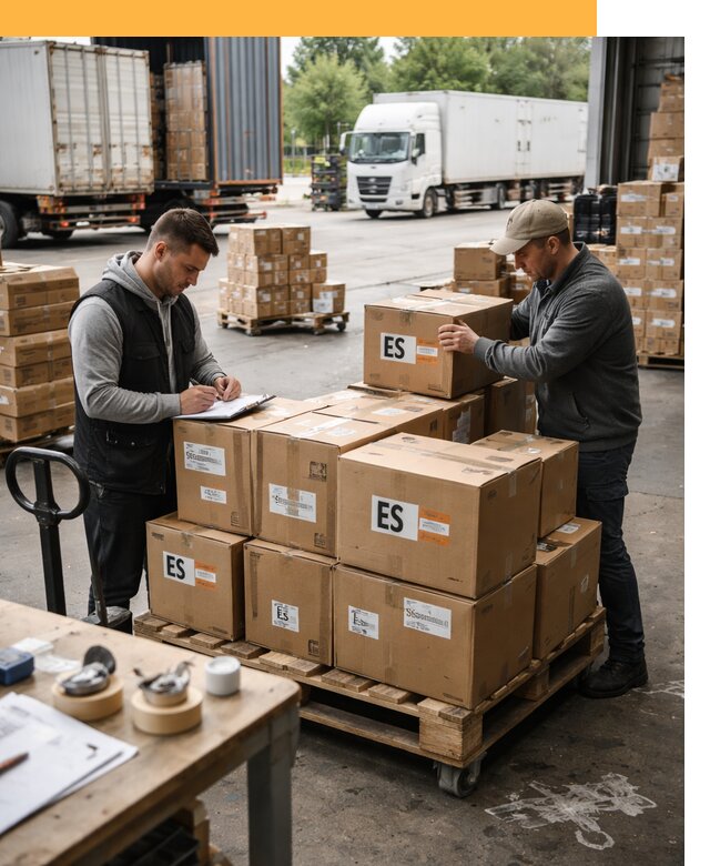 Доставка грузов в Испанию автотранспортом от 35753 руб