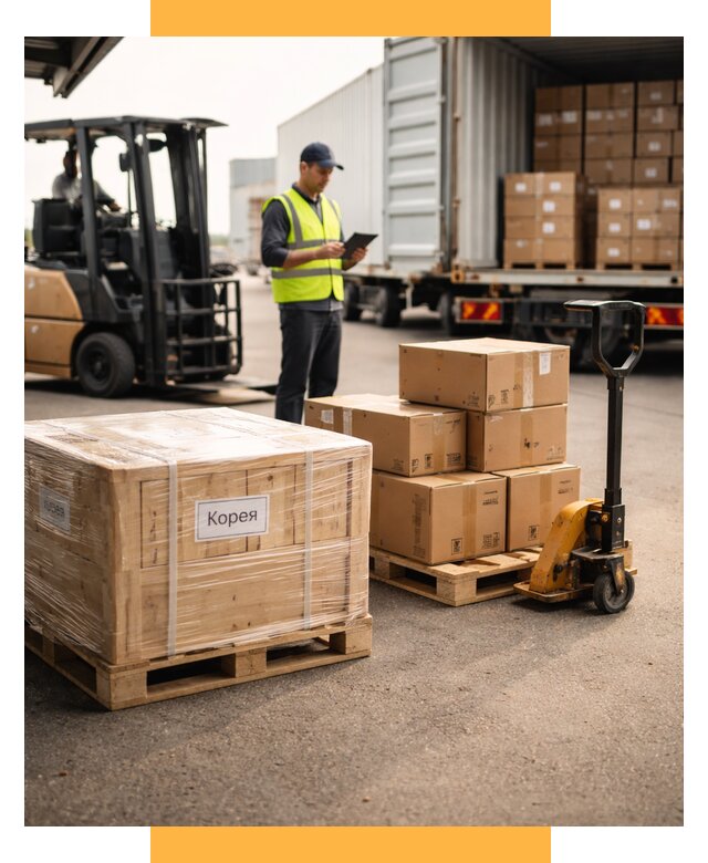 Доставка грузов в Корею из России от 35753 р. | СетСервис-Чпв