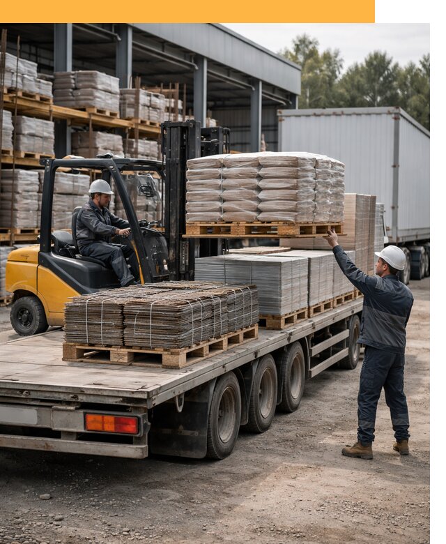 Перевозка строительных материалов по миру от 5618 руб